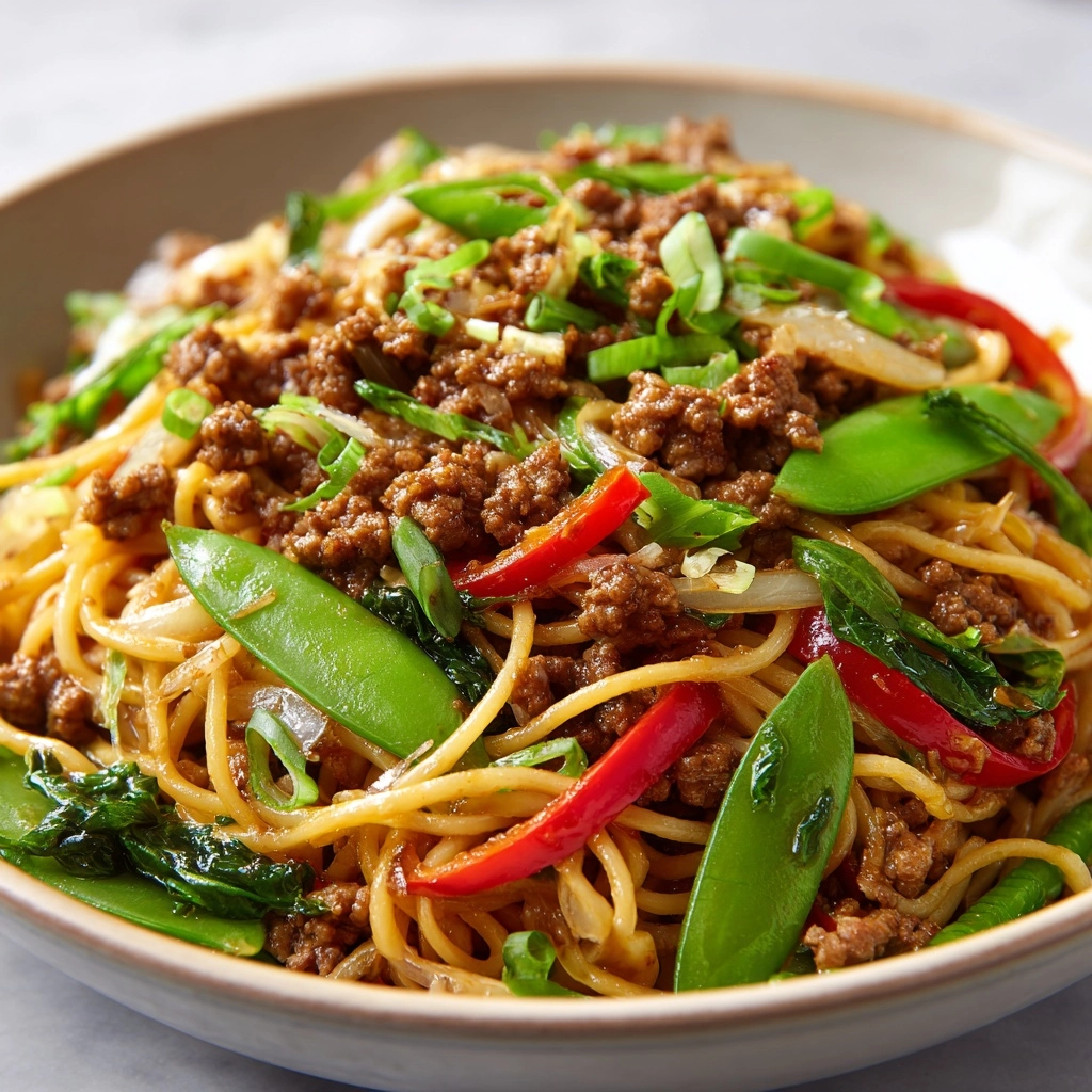 Ground Beef Lo Mein Recipe - Recipe Image