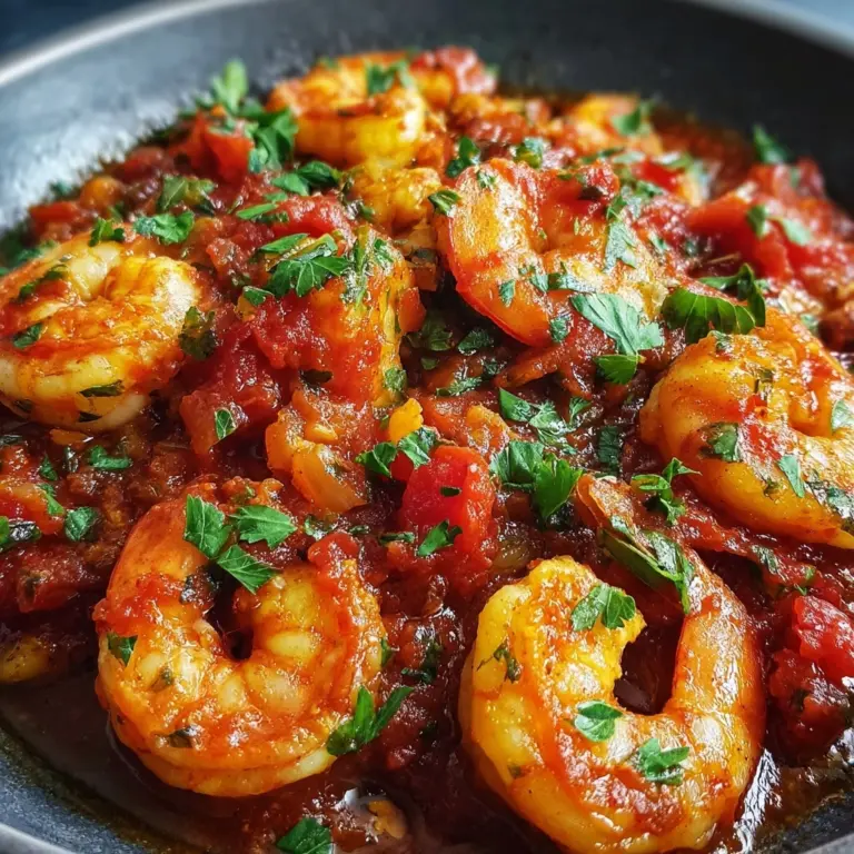 Garlic Shrimp in Tomato Sauce Recipe