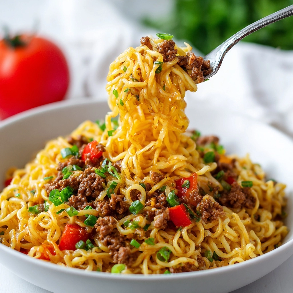 Slow Cooker Beef Ramen Recipe - Recipe Image