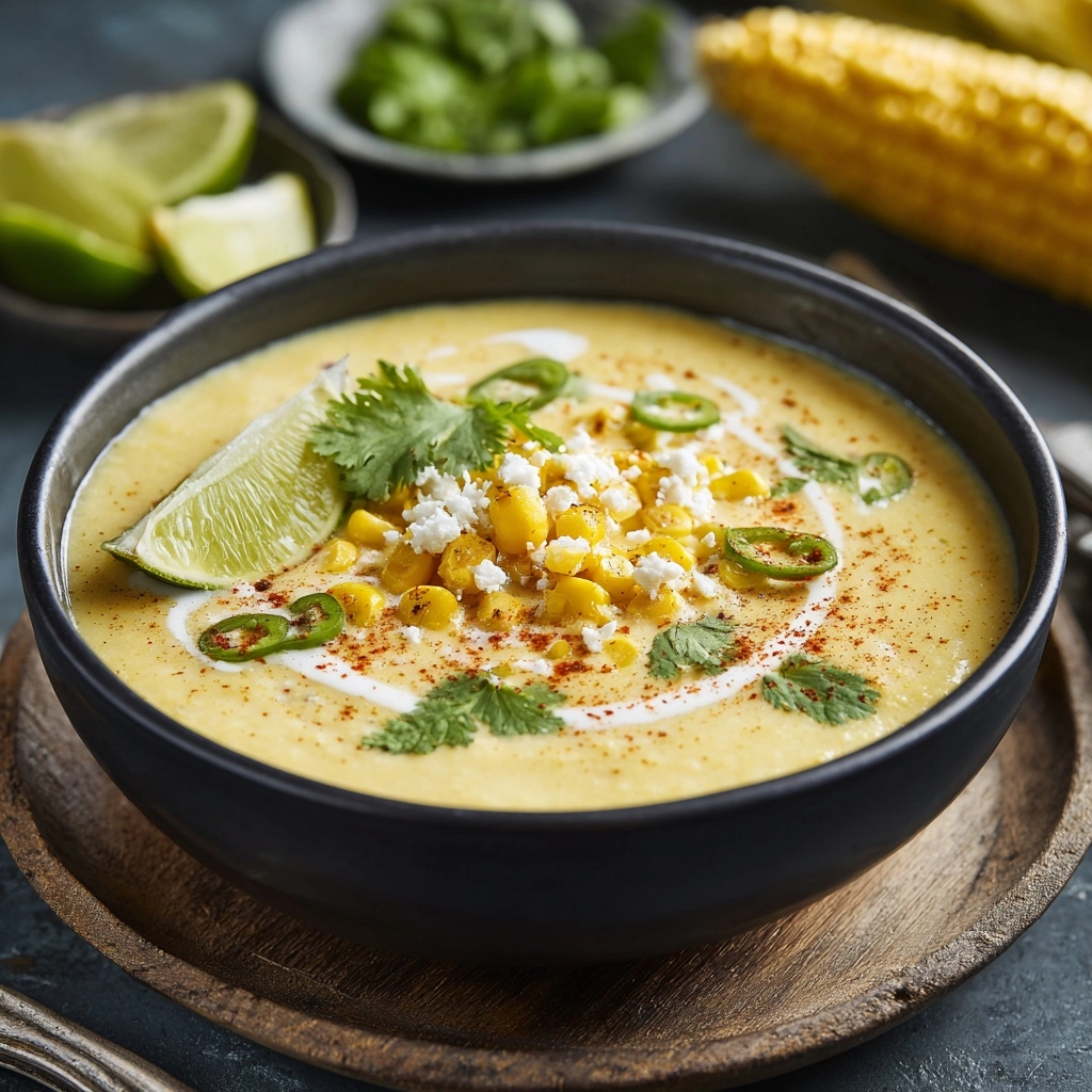 Mexican Street Corn Soup Recipe - Recipe Image