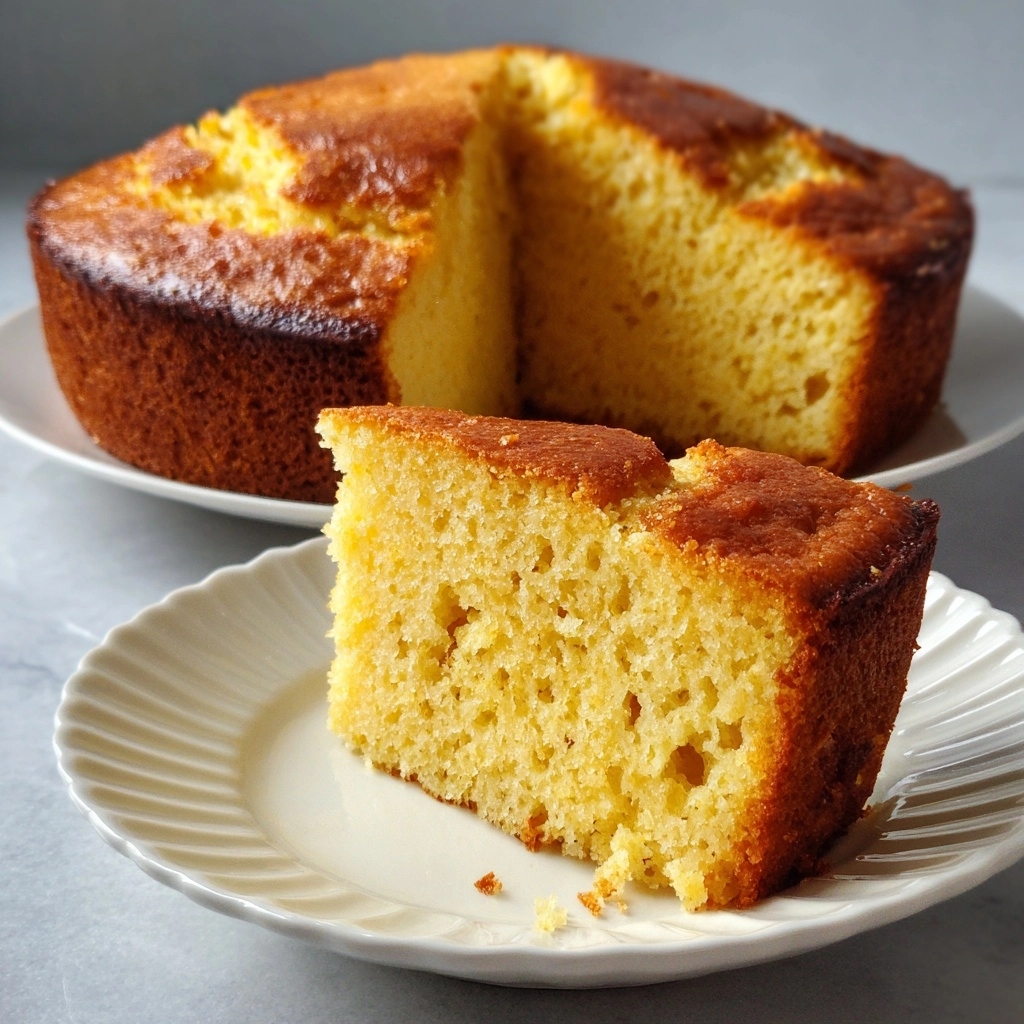 Easy Amish Sour Cream Cornbread Recipe - Recipe Image