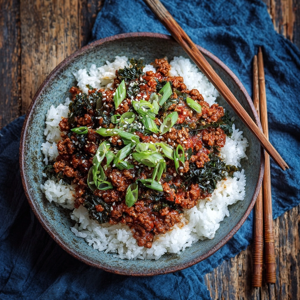 Korean-Style Ground Turkey Bowls Recipe - Recipe Image