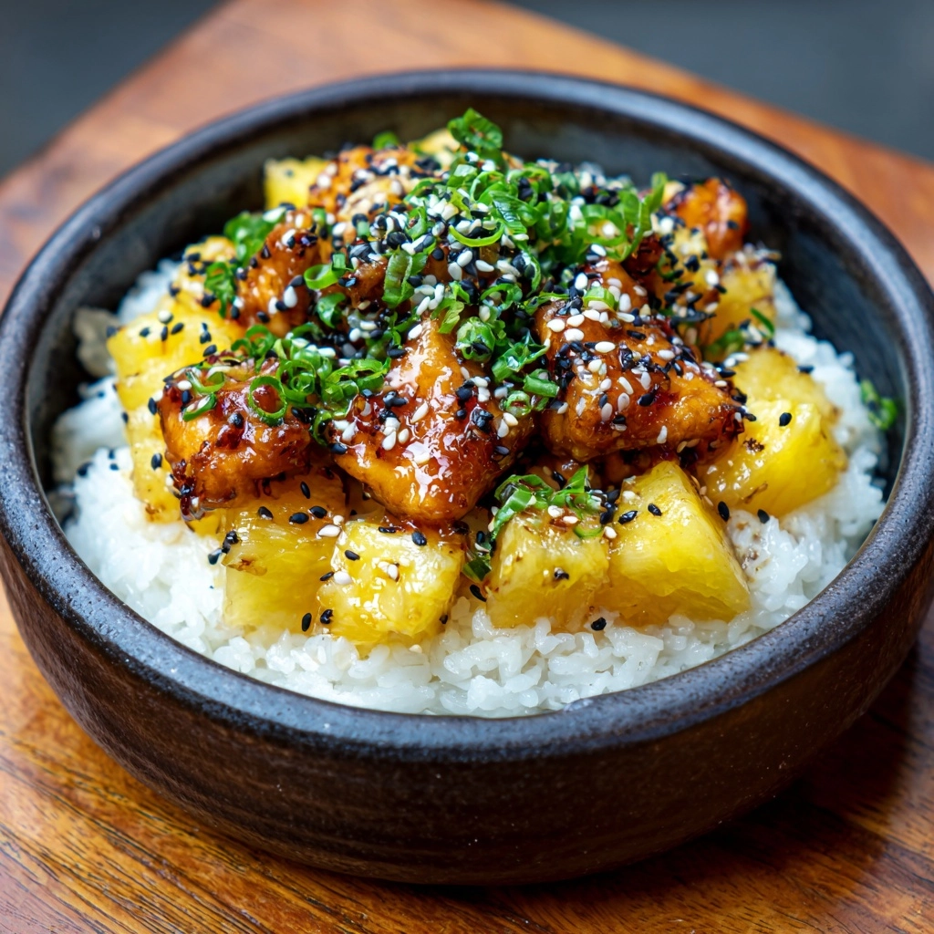 Baked Pineapple Chicken Bowls Recipe - Recipe Image