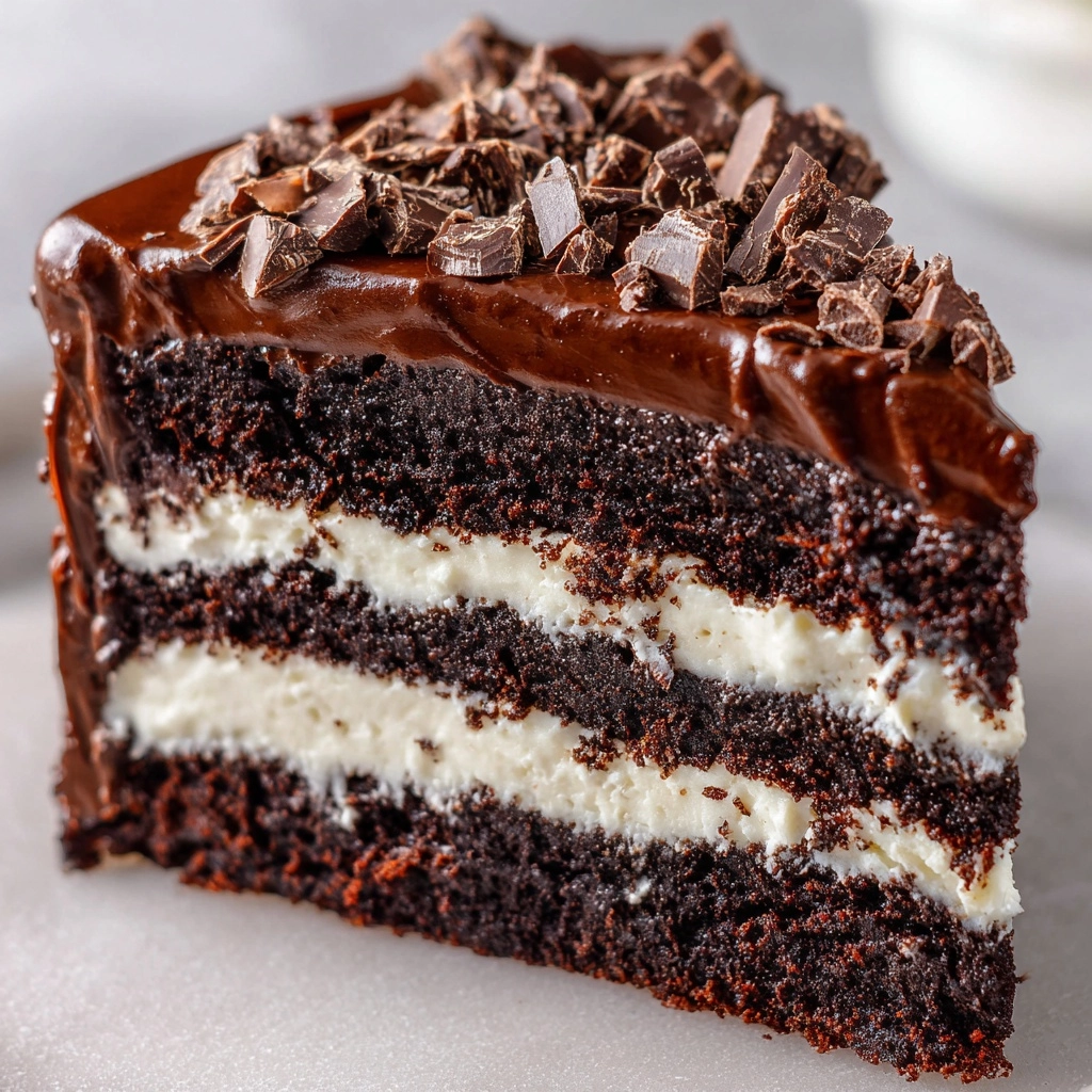Hershey’s Chocolate Cake with Cream Cheese Filling Recipe - Recipe Image