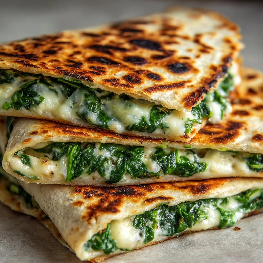 Spinach Feta Quesadillas Recipe - Recipe Image