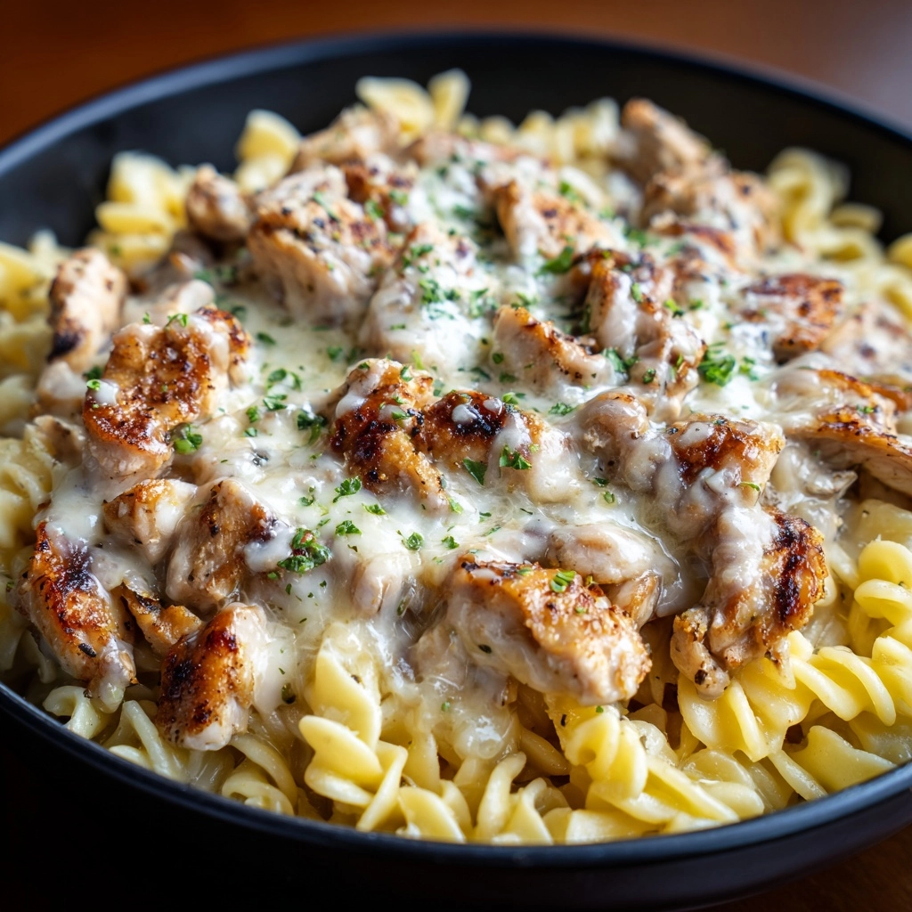 CHEESY CHICKEN ALFREDO SLOW COOKER DELIGHT Recipe - Recipe Image
