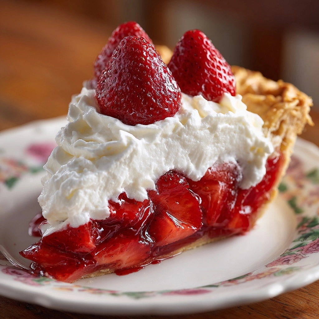 Strawberry Cream Cheese Pie Recipe - Recipe Image