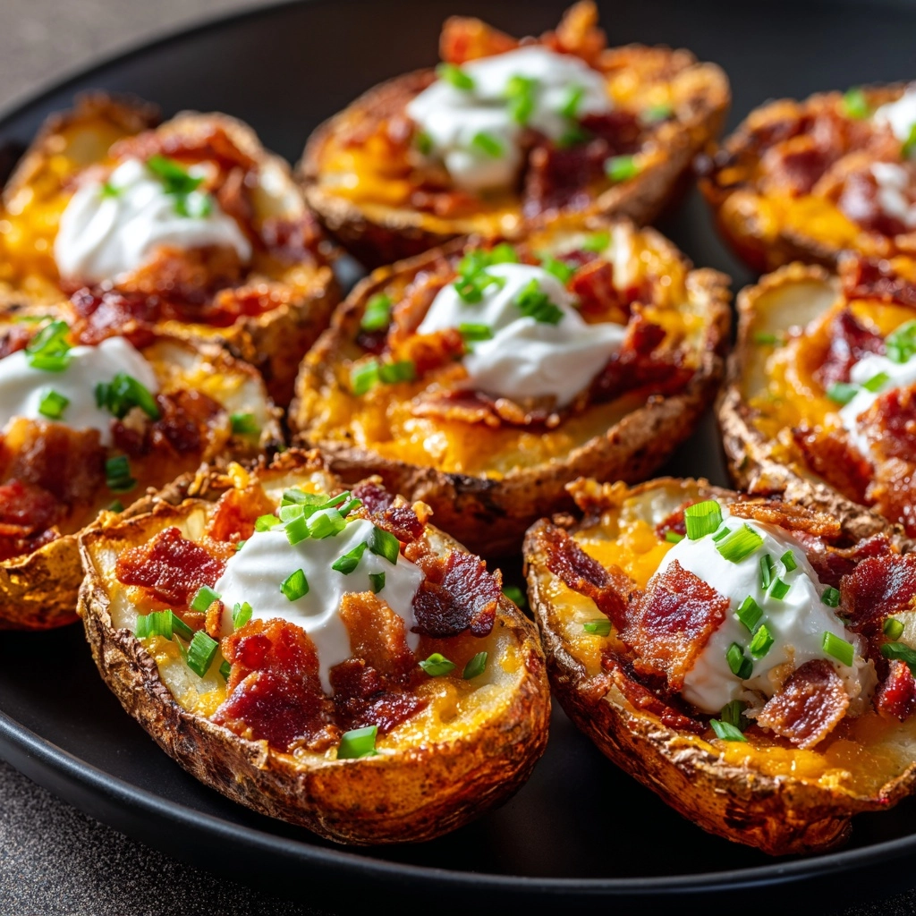 Loaded Potato Skins Recipe - Recipe Image
