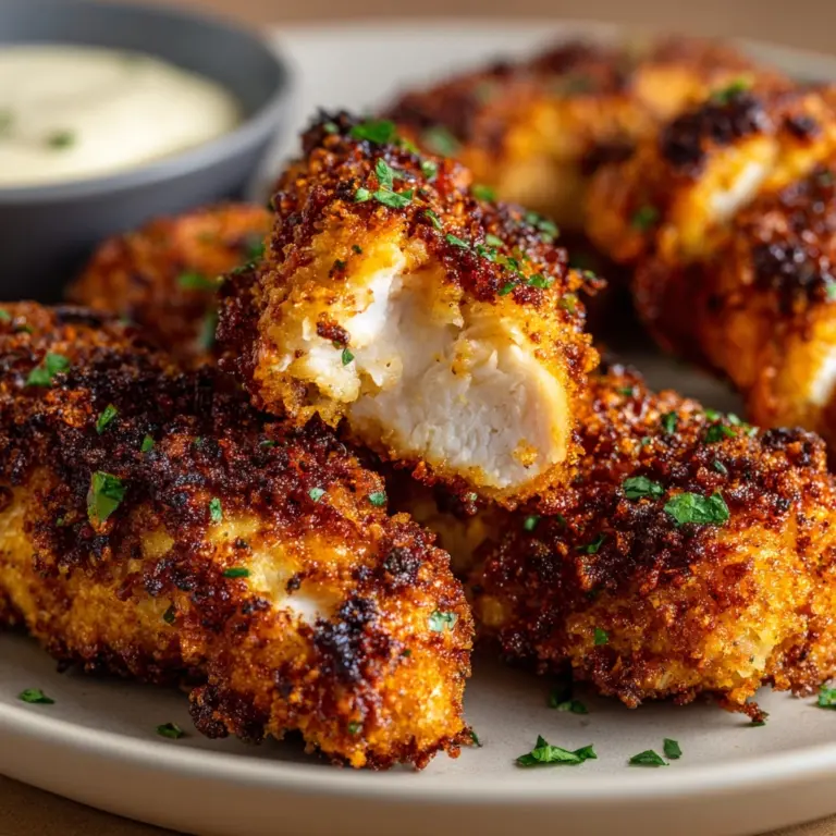 Garlic Parmesan Chicken Tenders Recipe