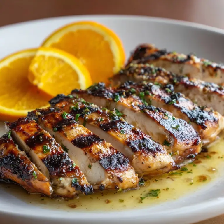 Grilled Orange Honey Chicken Recipe