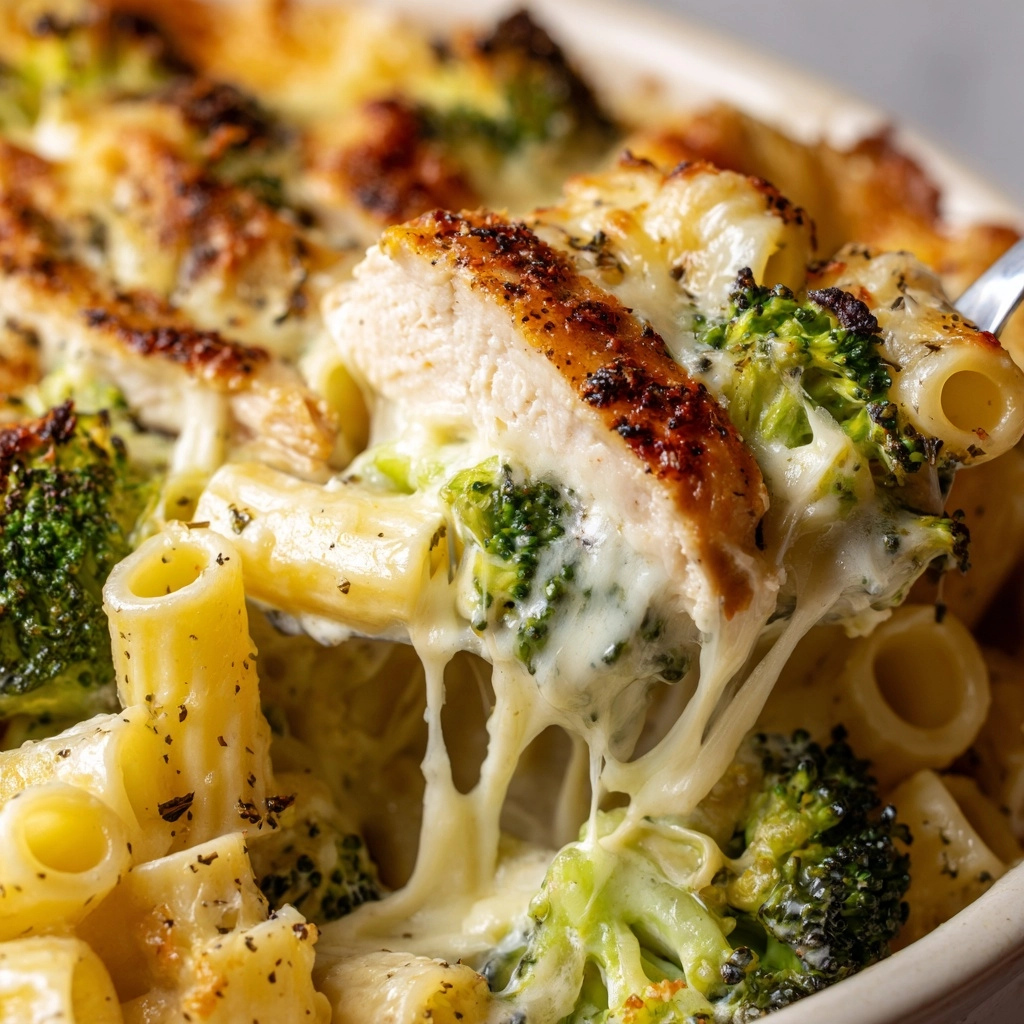 Chicken & Broccoli Alfredo Bake Recipe - Recipe Image
