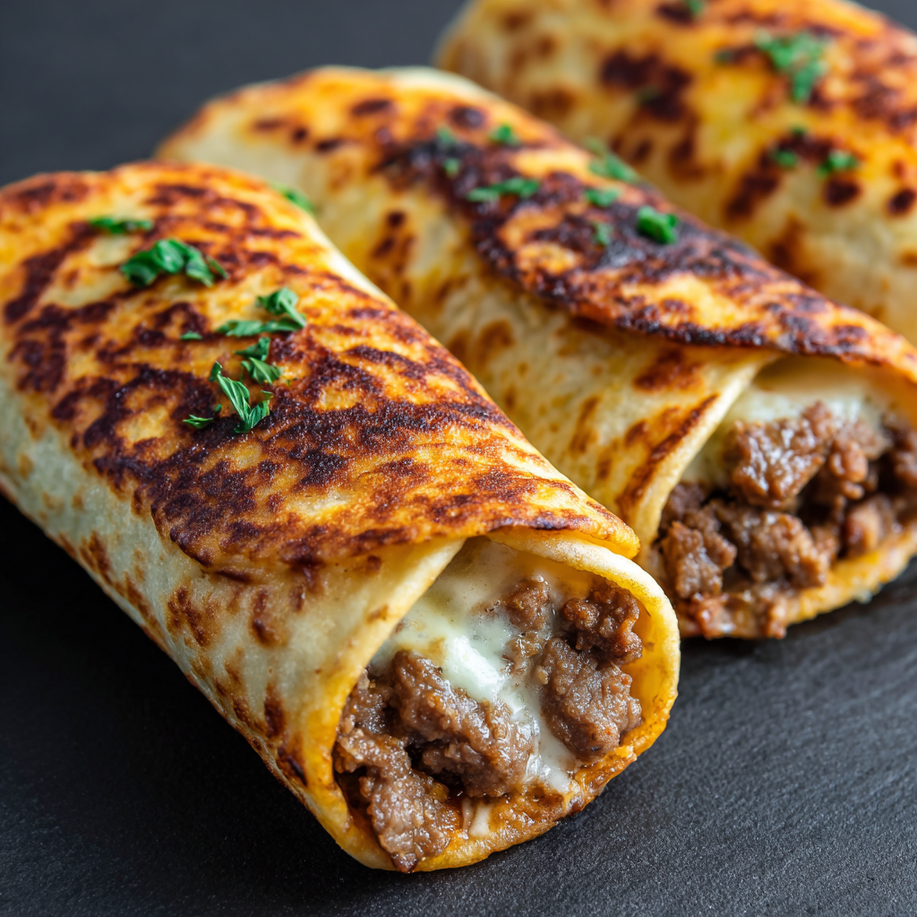 Keto Philly Cheesesteak Roll-Ups Recipe - Recipe Image