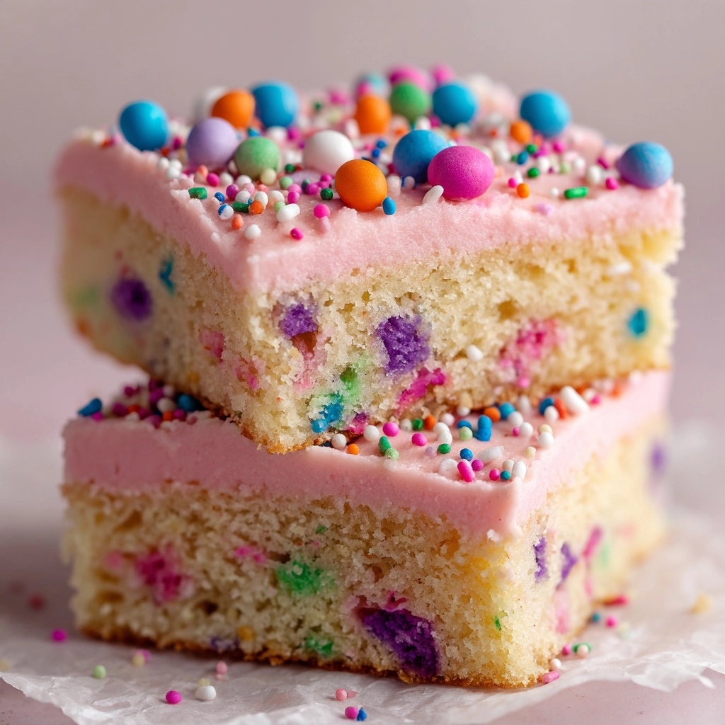 Easy Frosted Sugar Cookie Bars Recipe - Recipe Image