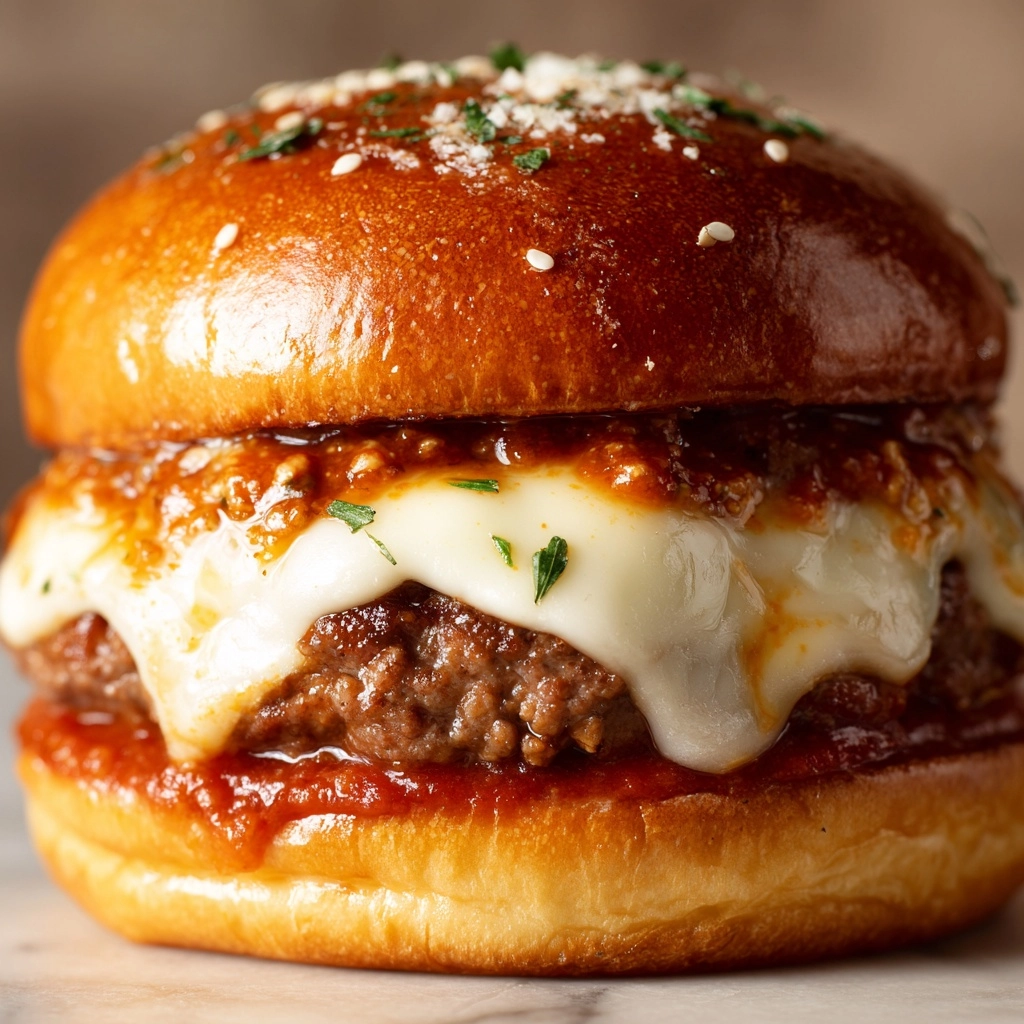 Lasagna Burger: A Delicious Fusion of Two Favorites Recipe - Recipe Image