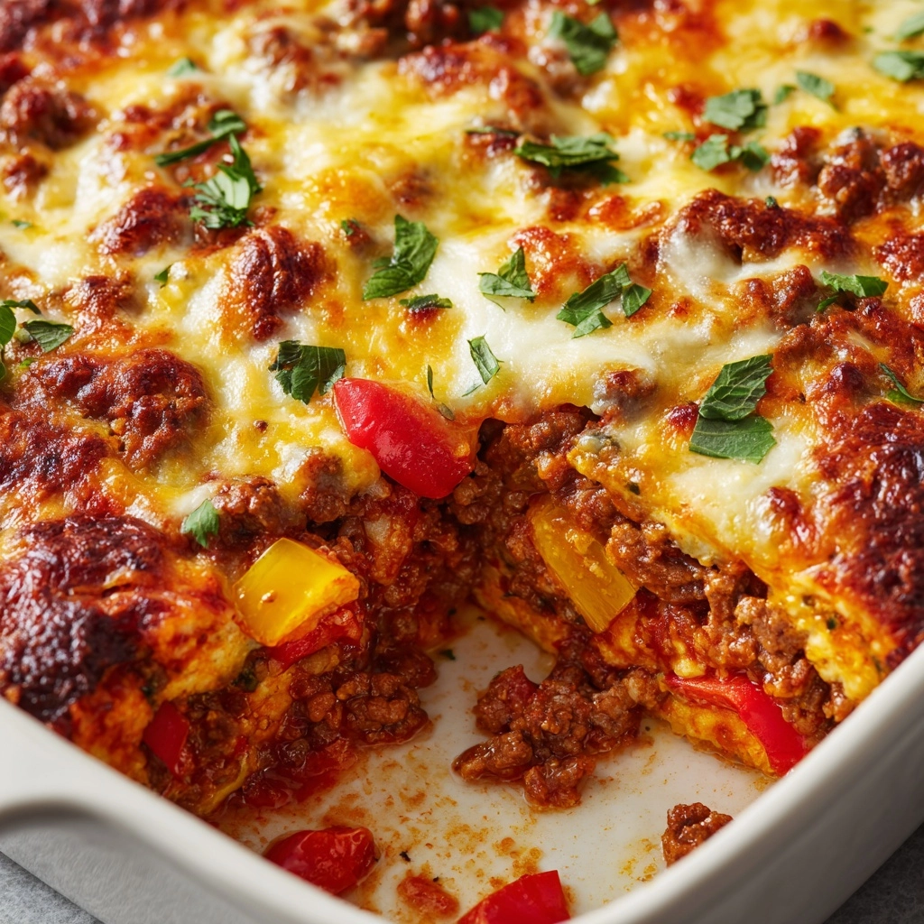 Homestyle Ground Beef Casserole Dinner Recipe - Recipe Image