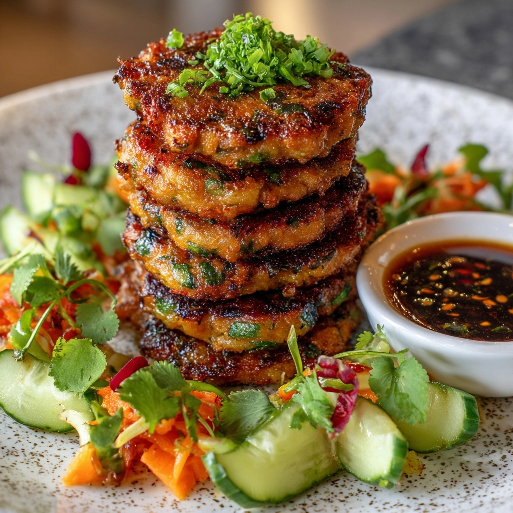 Crispy Tofu and Veggie Patties Recipe - Recipe Image