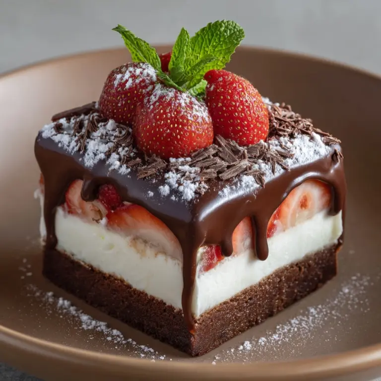 Strawberry Chocolate Fantasy Ice Cream Cake Recipe