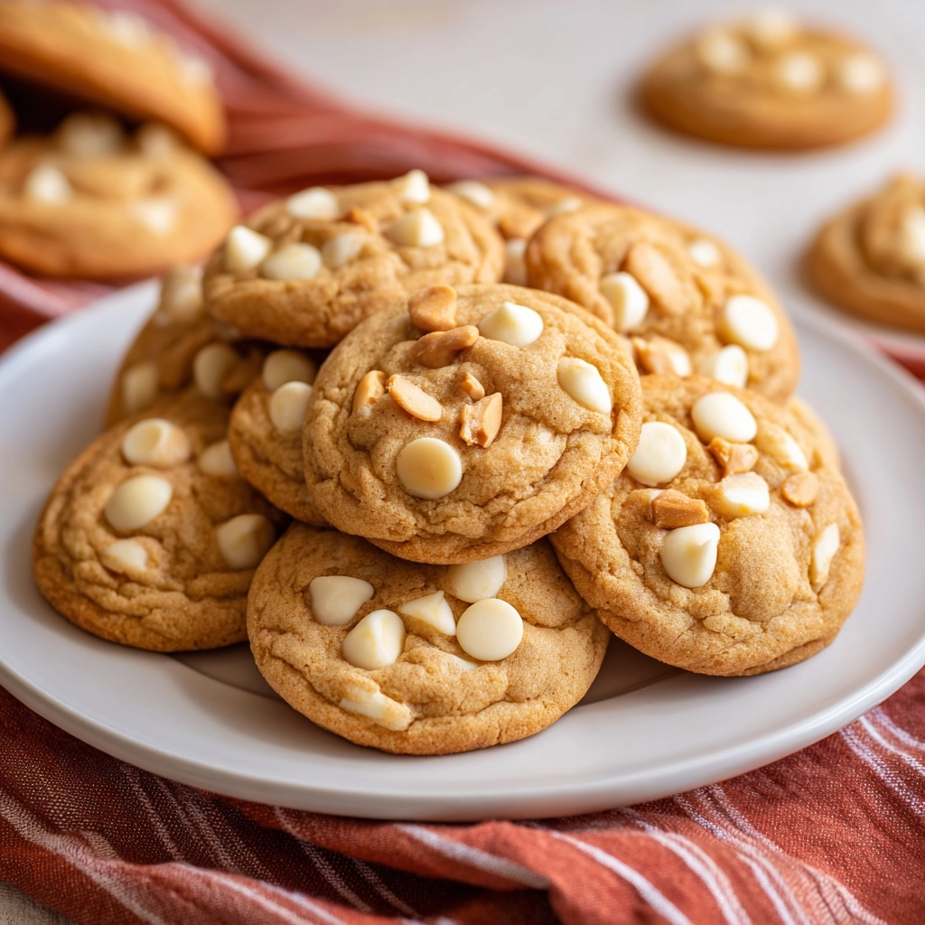 Pumpkin White Chocolate Chip Cookies Recipe - Recipe Image