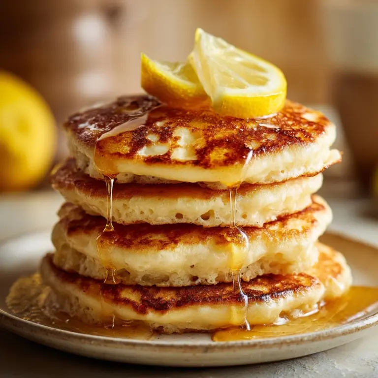 Lemon Curd Filled Pancakes Recipe