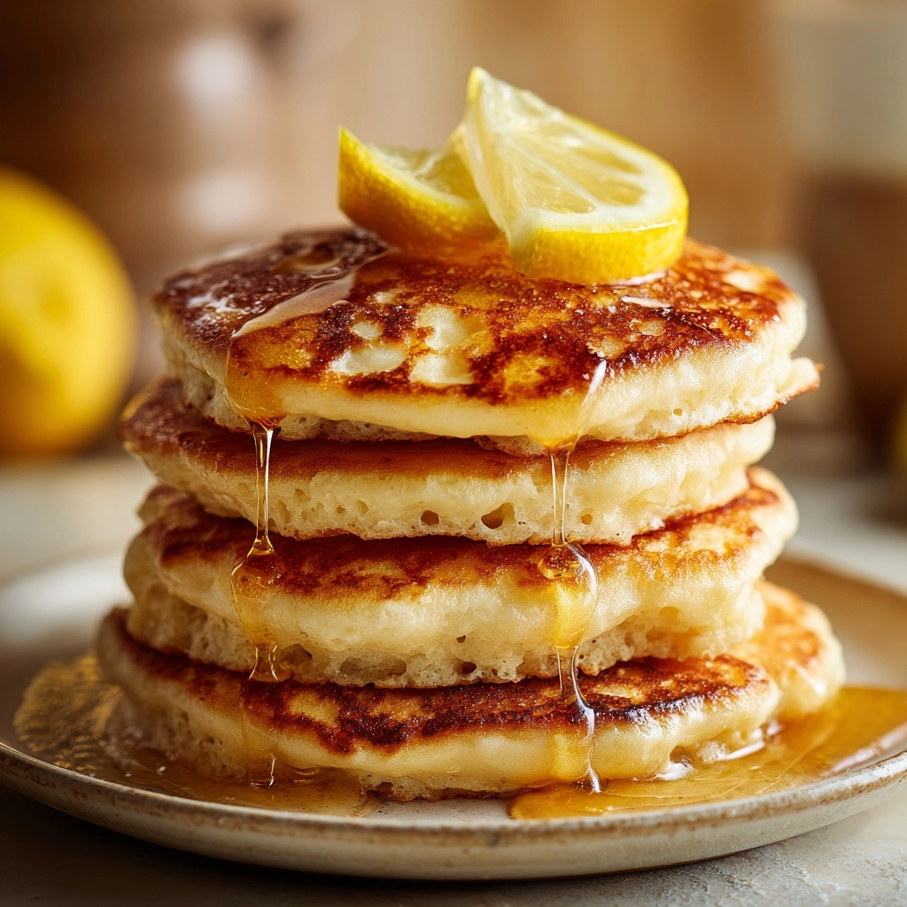 Lemon Curd Filled Pancakes Recipe - Recipe Image