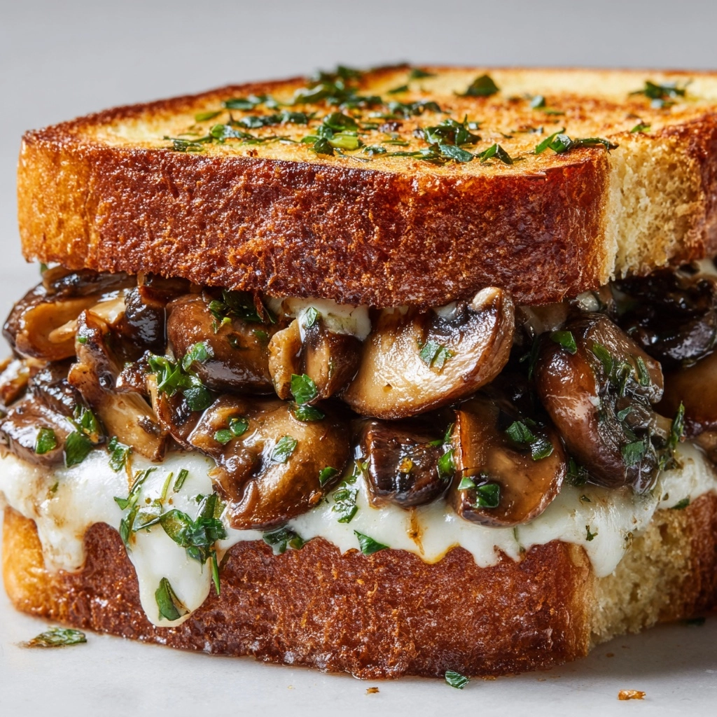 Mushroom Sandwich Melts Recipe - Recipe Image