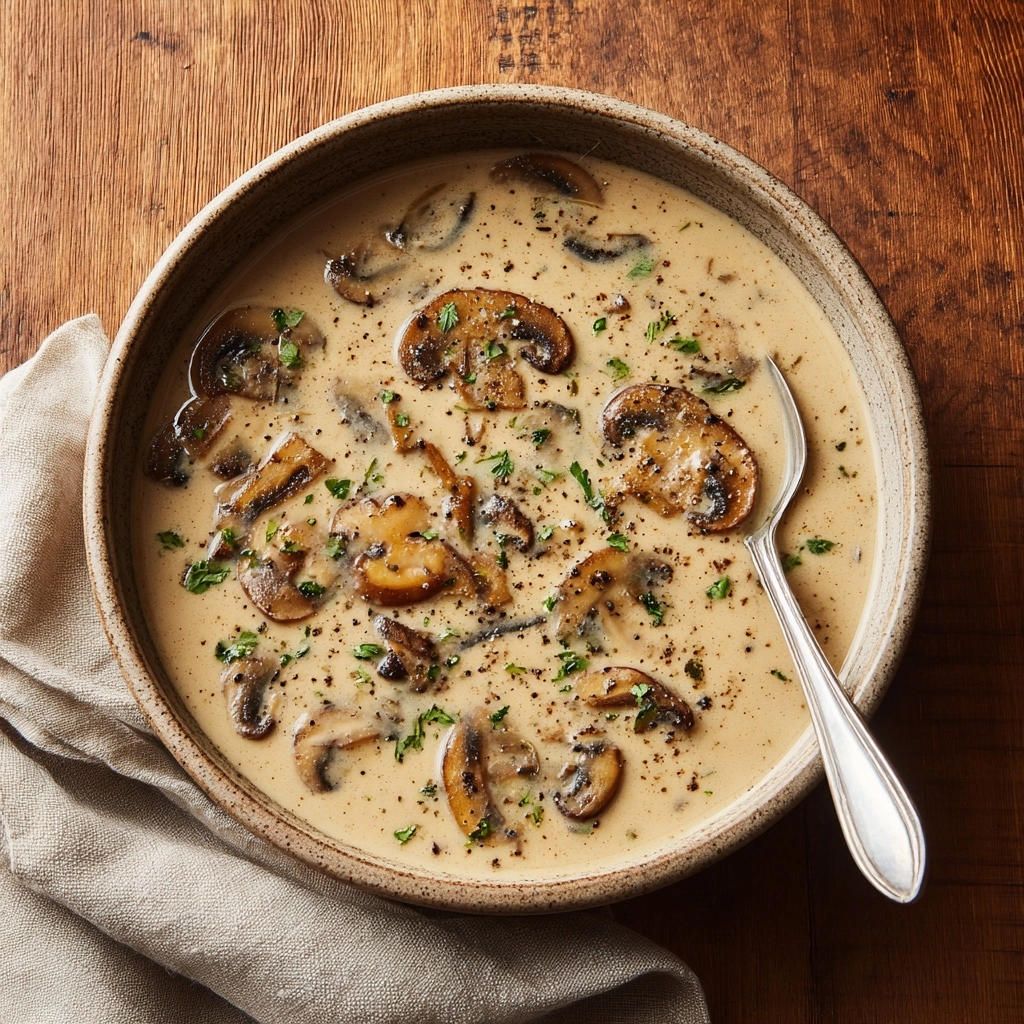 Hungarian Mushroom Soup Recipe - Recipe Image