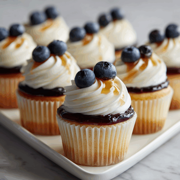 Blueberry Pancake Cupcakes Recipe