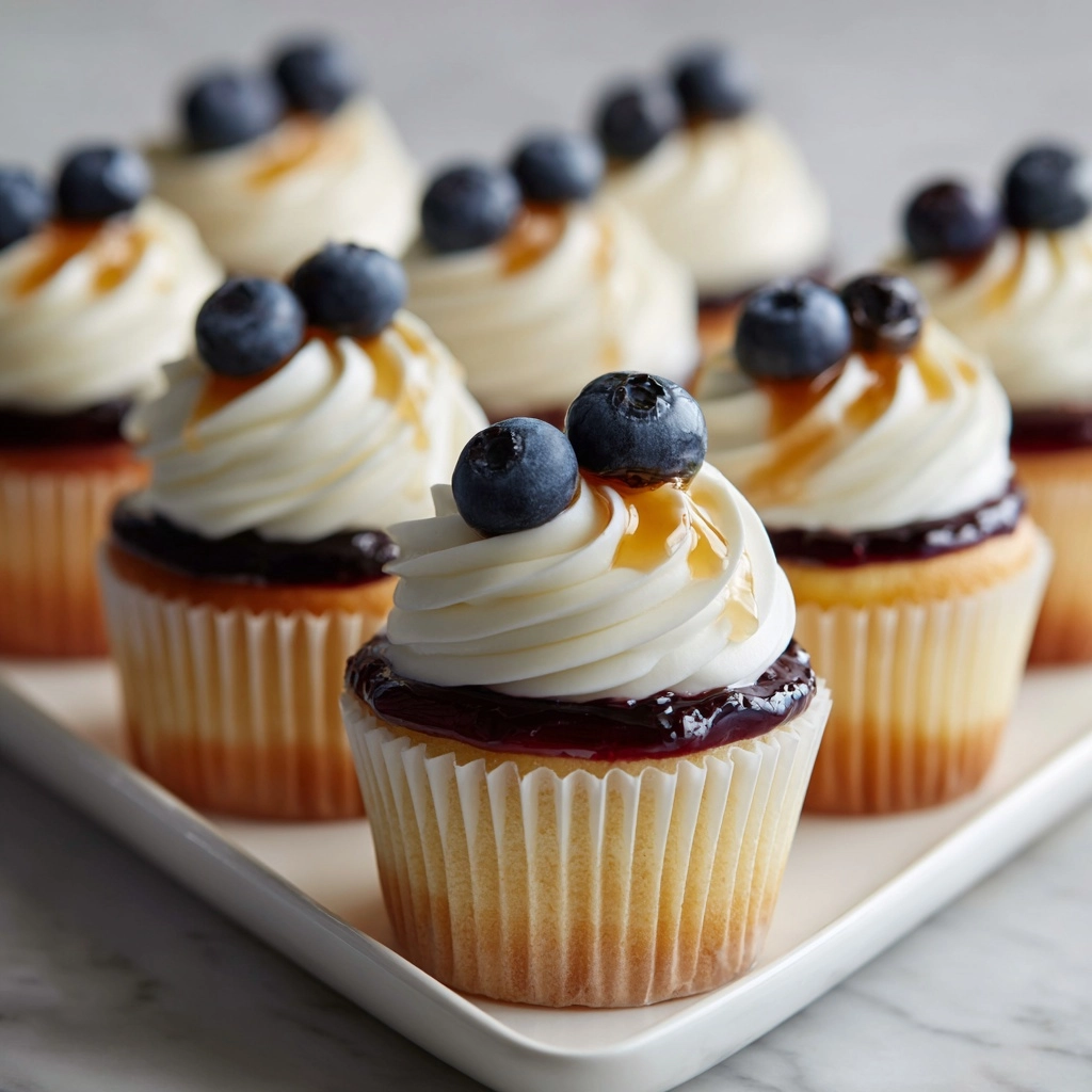 Blueberry Pancake Cupcakes Recipe - Recipe Image