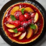 Strawberry Peach Cake Recipe
