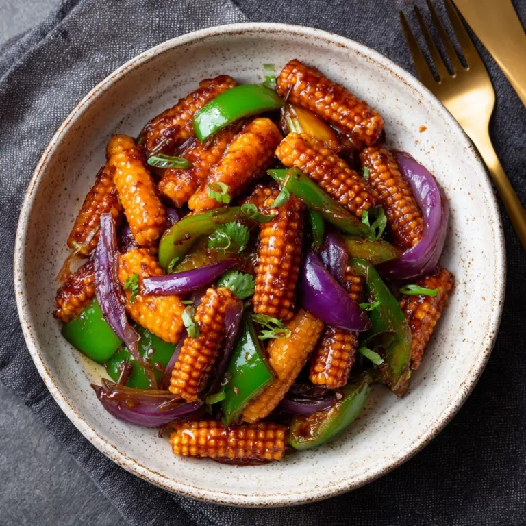 Crispy Chilli Babycorn Recipe
