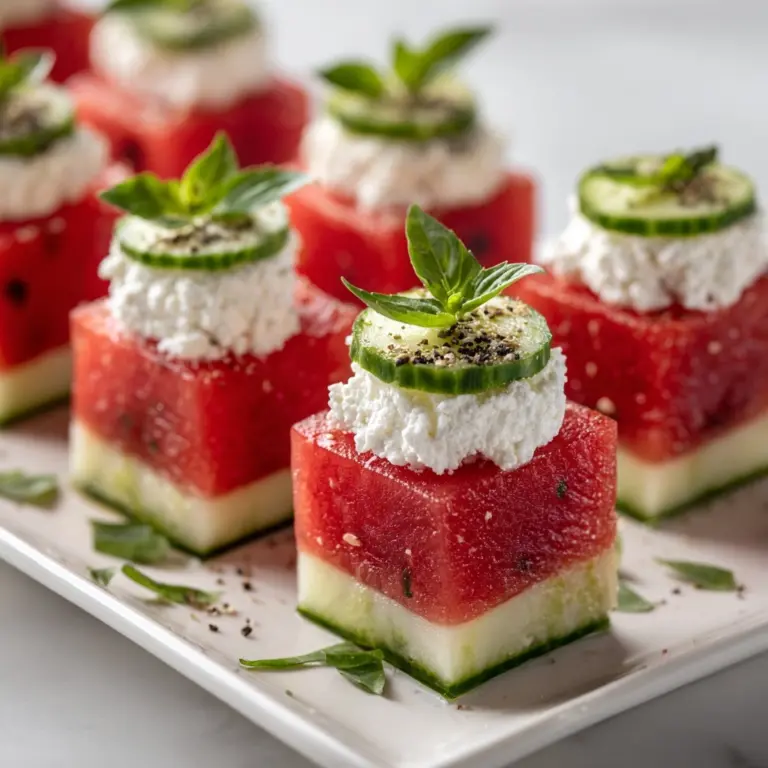 Summer Watermelon Goat Cheese Recipe
