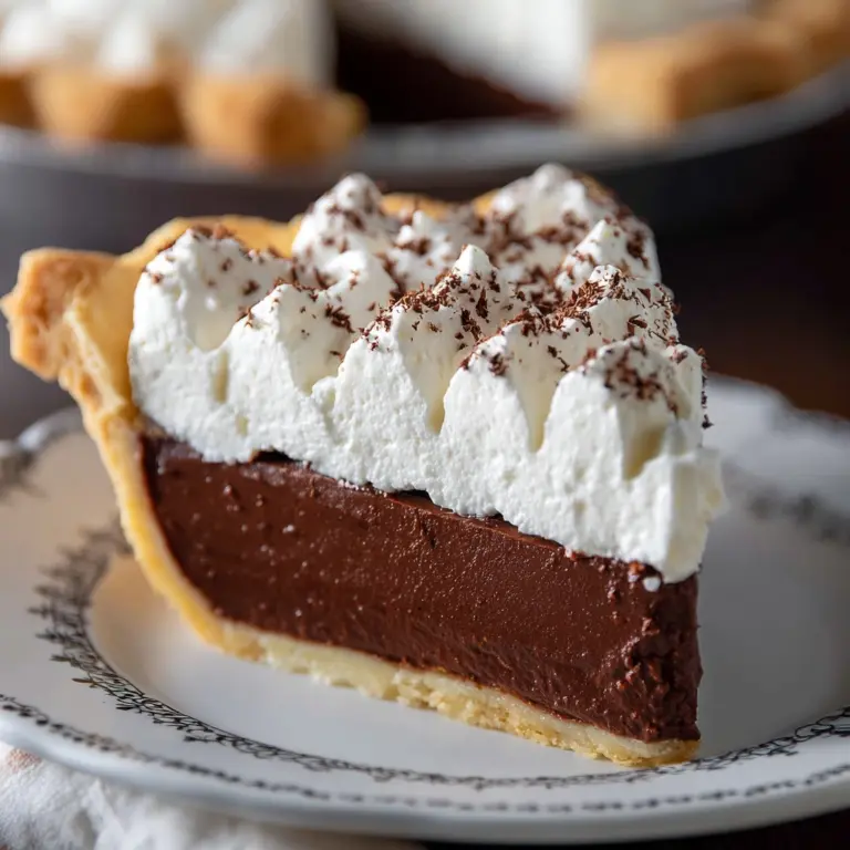Easy Chocolate Pie Recipe