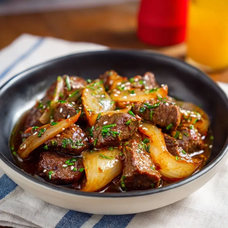 French Onion and Beef Dinner Recipe