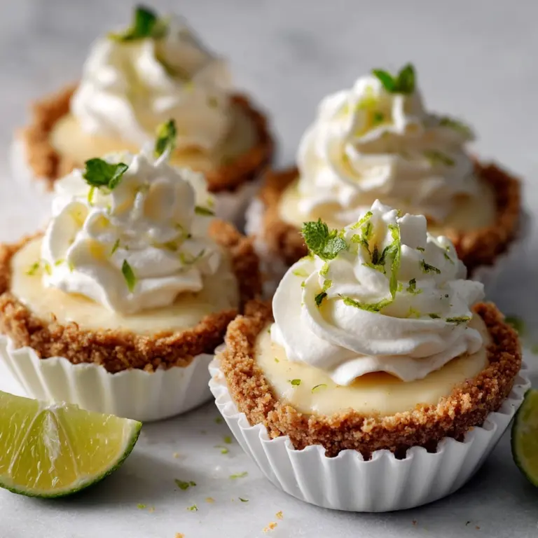 No-Bake Mini Key Lime Pies Recipe