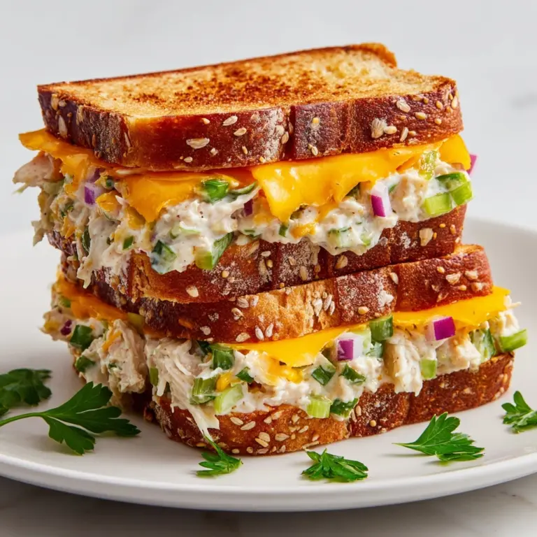 Tuna Melt Grilled Sandwiches Recipe