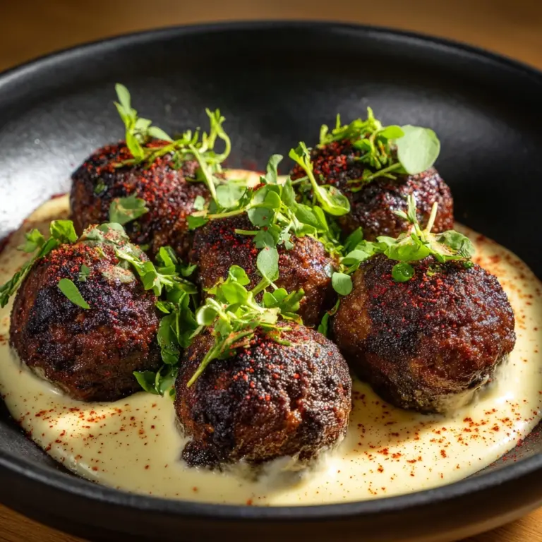 Korean BBQ Meatballs with Spicy Mayo Dip Recipe