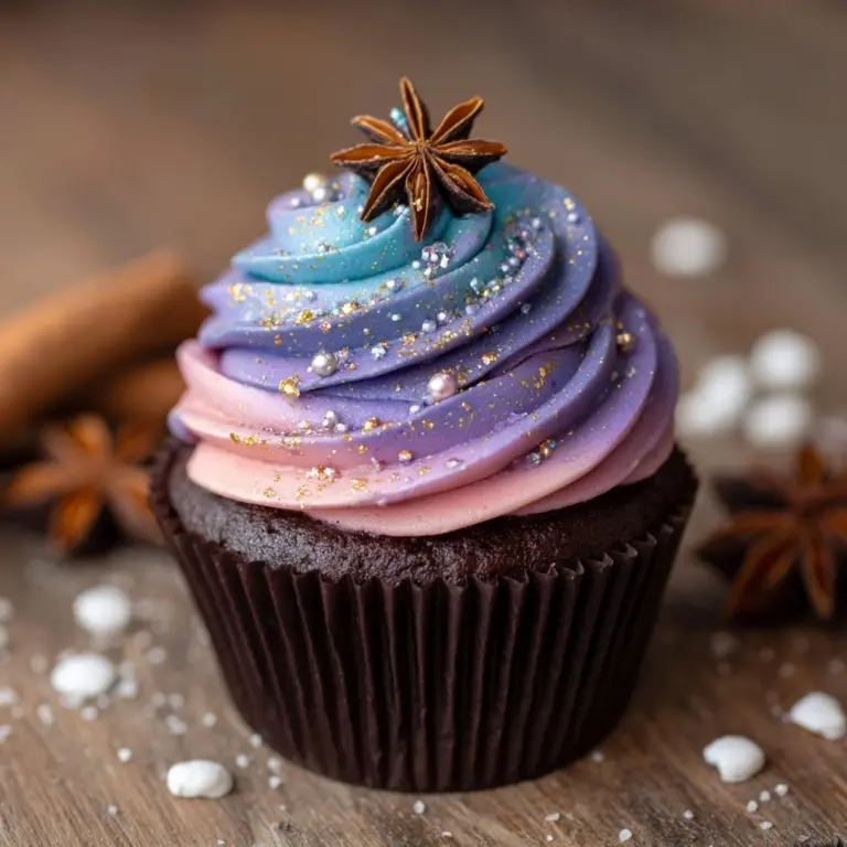 Milky Way Galaxy Cupcakes Recipe