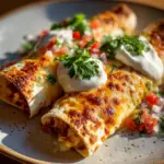 Baked Cream Cheese Chicken Taquitos Recipe