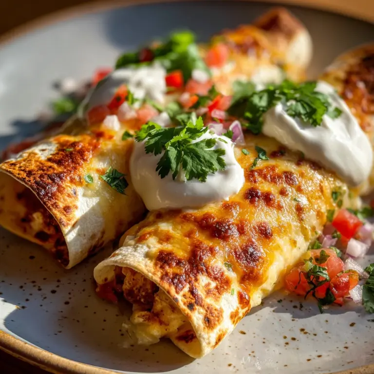 Baked Cream Cheese Chicken Taquitos Recipe