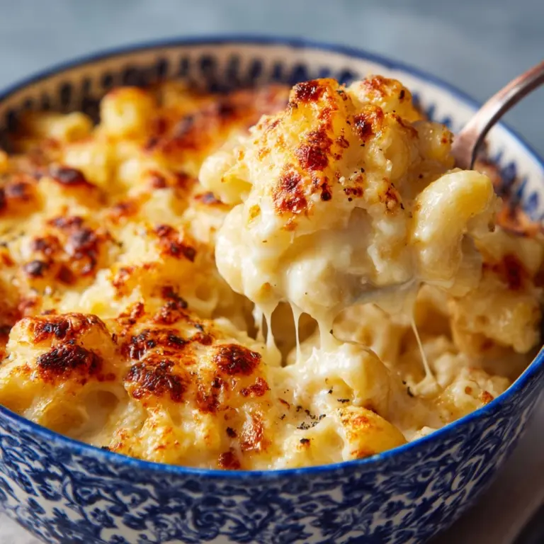 Keto Cauliflower Mac and Cheese Recipe