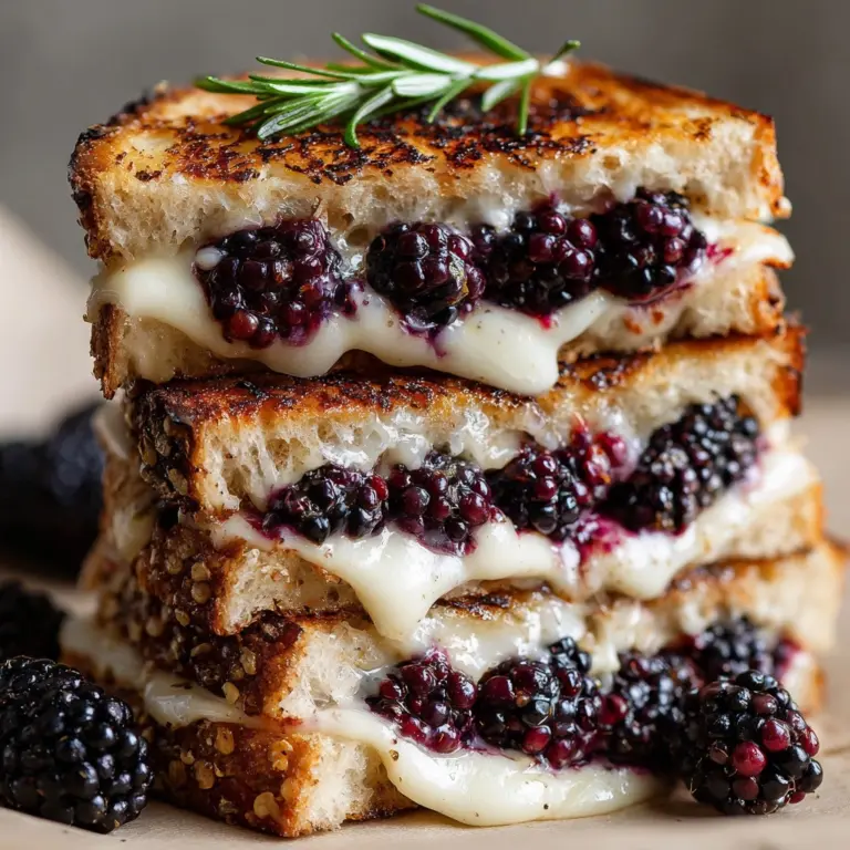 Blackberry Balsamic and Brie Grilled Cheese Recipe