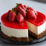 Perfect Cheesecake with Strawberry Topping Recipe
