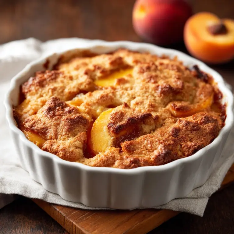 The Best Peach Cobbler Recipe