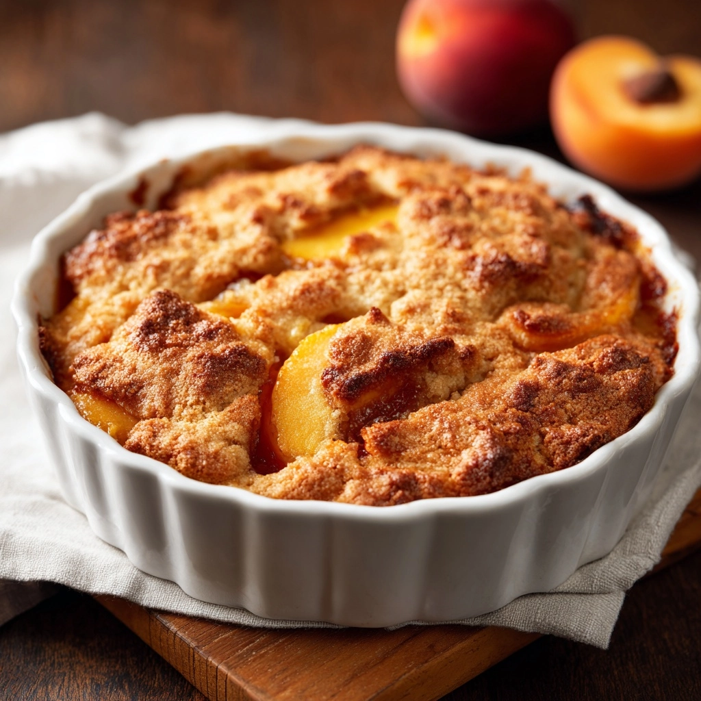 The Best Peach Cobbler Recipe - Recipe Image