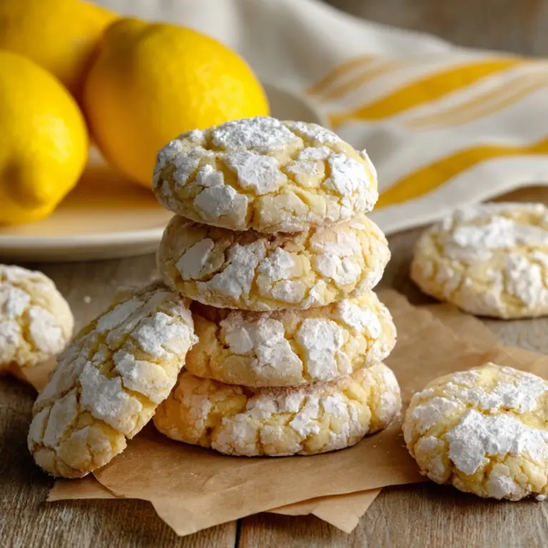 Lemon Cookies From Cake Mix Recipe