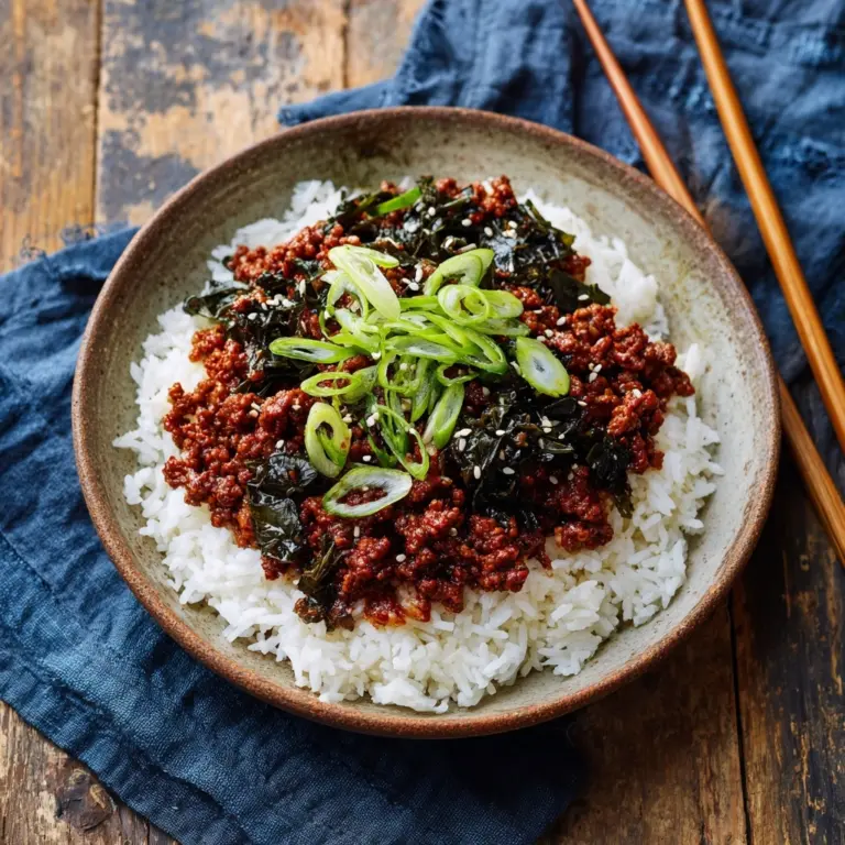 Korean-Style Ground Turkey Bowls Recipe