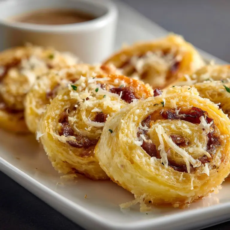 French Dip Roast Beef Pinwheels Recipe