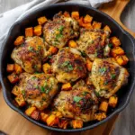 One-Pan Chicken and Sweet Potato Skillet Recipe