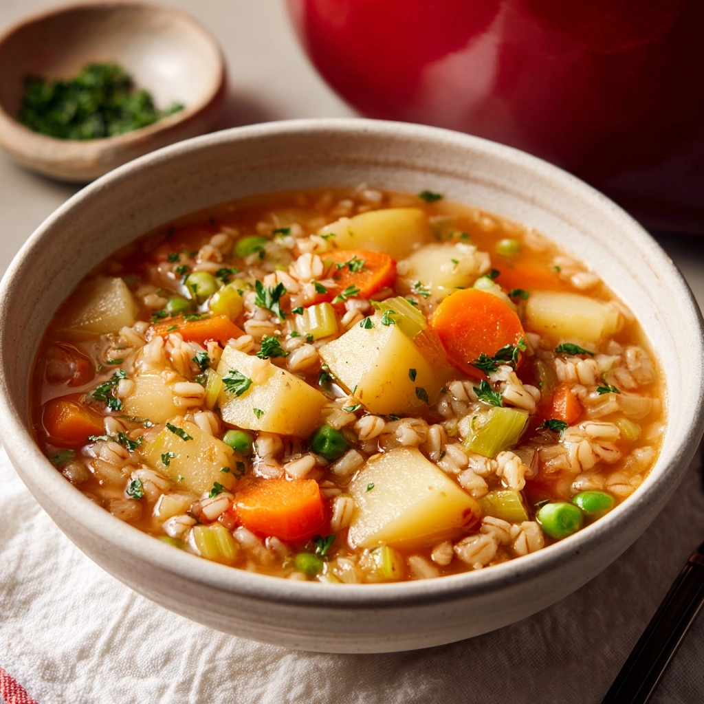 Vegetable Barley Soup Recipe - Recipe Image