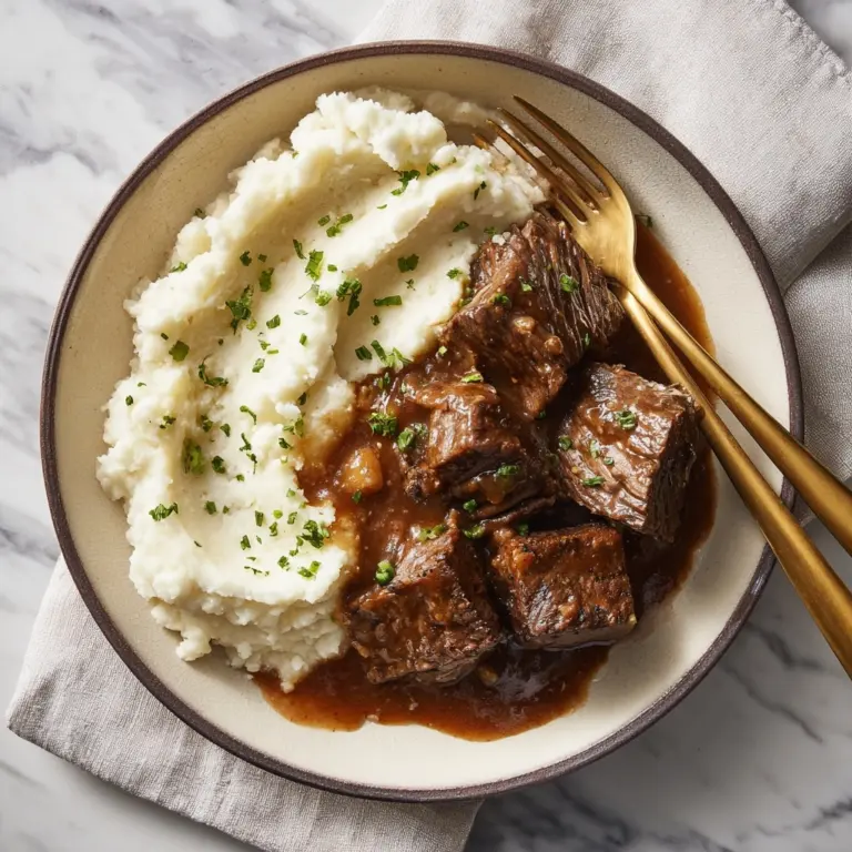 Asian-Inspired Creamy Braised Short Ribs Recipe
